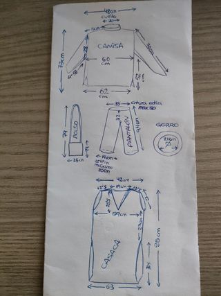 Traje medieval hombre