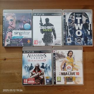 Lote cinco juegos PS3