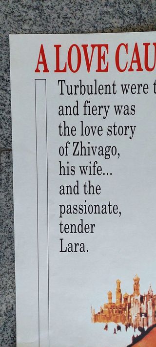 Cartel original (Edición limitada) Doctor Zhivago