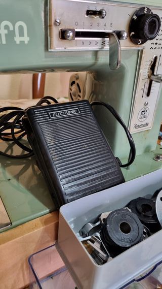 Agfa máquina coser motor 120w y pedal