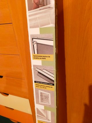 Mosquitera aluminio blanca