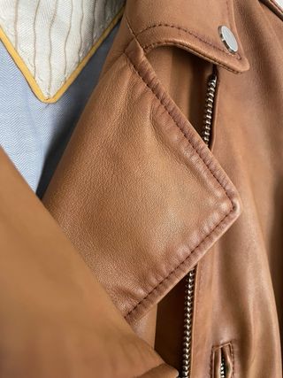 Chaqueta de piel Massimo Dutti