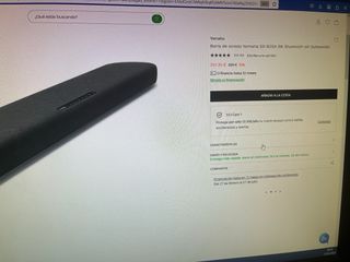 BARRA DE SONIDO YAMAHA SR B20 NUEVA SIN USO