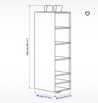 2 organizadores de armario IKEA