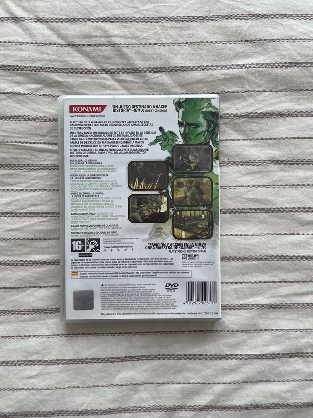 Metal Gear Solid 3. PAL. PlayStation2