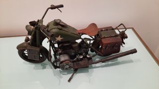 Moto réplica Harley Davison militar