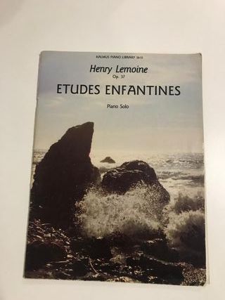 Etudes enfantines piano de Henry Lemoine Op. 37