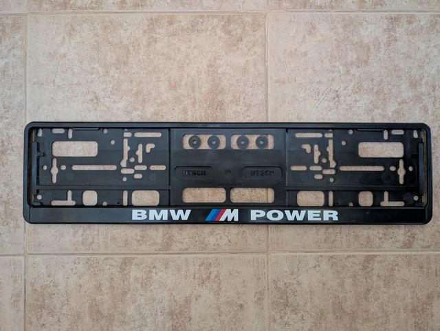 Porta matrícula BMW M Power