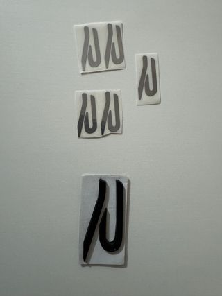 Insignia de metal R Rline Volkswagen