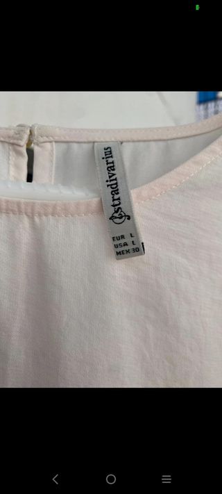 Blusa volantes Stradivarius 