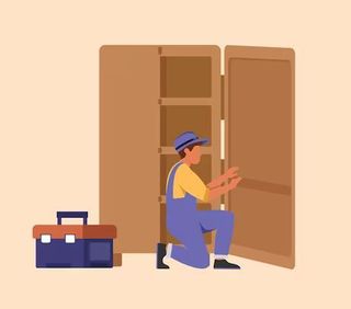 Reparación y restauracion de armarios.