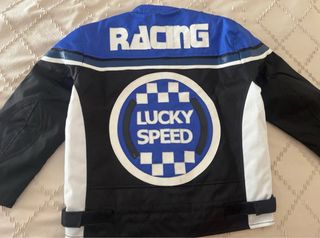 CON ETIQUETA Chaqueta motorista niño 56años