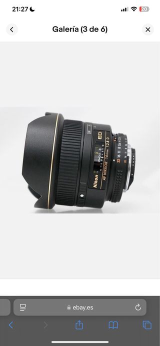 Nikon AF NIKKOR 14mm f/2.8D ED asferico
