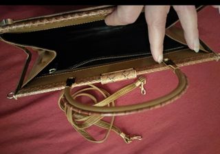 Borsa vintage in pelle di pitone 