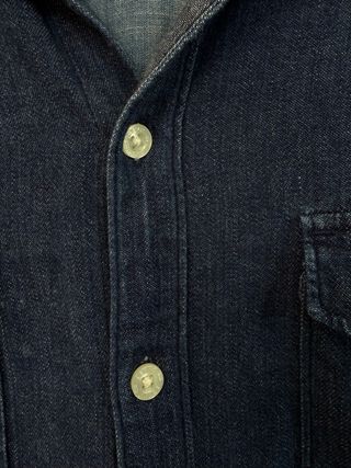 LEVIS azul oscuro camisa vaquera talla L
