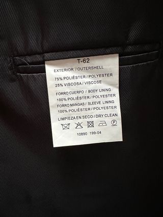 Americana Negra para hombre