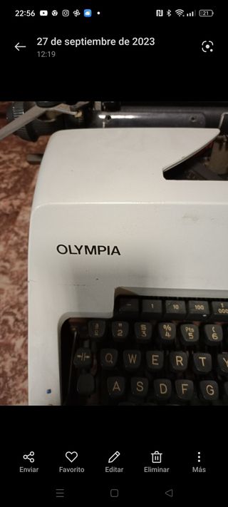 Maquina de escribir