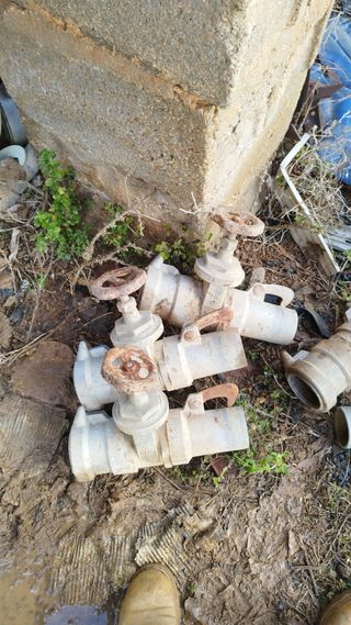 Piezas regadio riego gancho