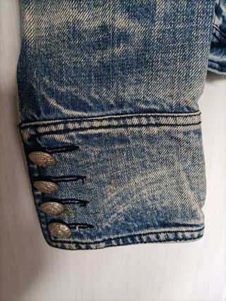 Chaqueta de marca francesa vaquera lavada