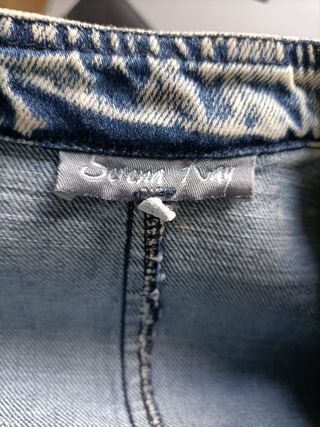 Chaqueta de marca francesa vaquera lavada