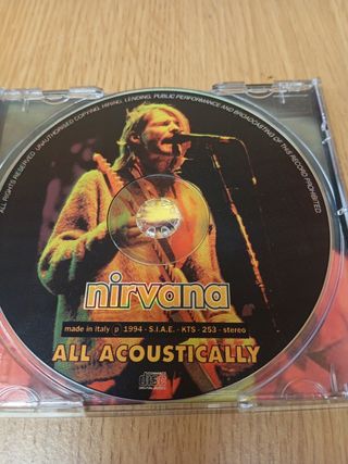 CD NIRVANA ALL ACOUSTICALLY