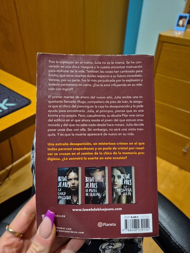 El puzle de cristal: Trilogía La chica invisible 2