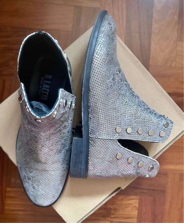 Stivaletto borchiato pelle Il Laccio numero 38