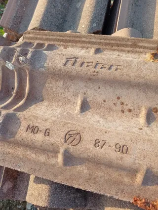 Teja hormigón envejecida