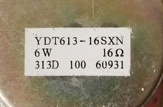ALTAVOCES DE 6 W 16 OHMIOS