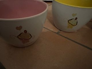 tazze da dolce colorate 