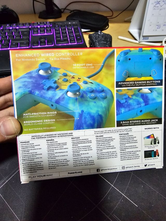 Mando Pokémon Nintendo Switch nuevo