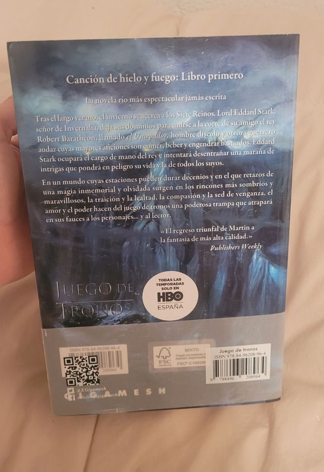 Canción de hielo y fuego: Juego de tronos (Gigamesh Ficción) (Spanish Edition)
