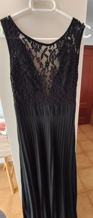 Vestido largo negro