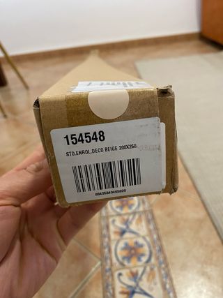 Estor translucido Beige 200x250