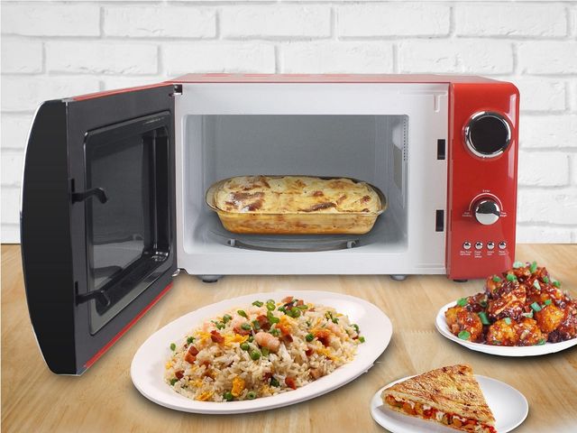 MICROONDAS 20L NUEVO ROJO