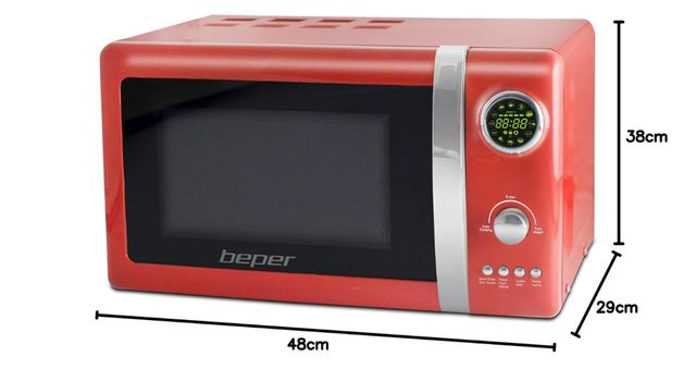 MICROONDAS 20L NUEVO ROJO