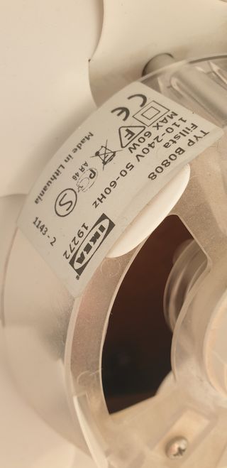 Lampada policarbonato ikea