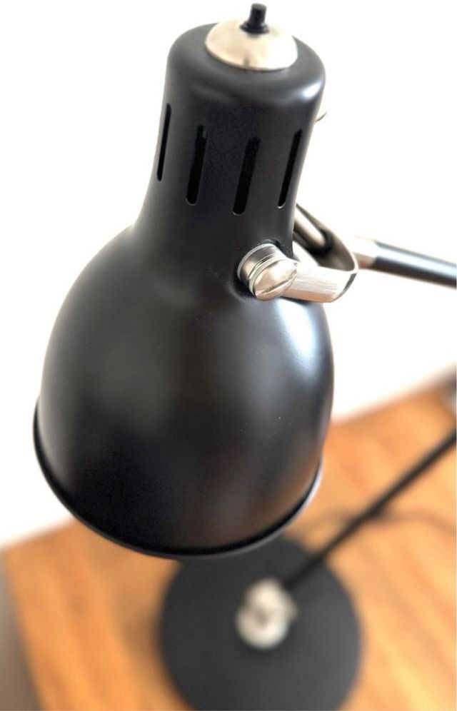 Lampara Flexo Escritorio metal/negra