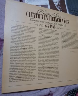 Lp Música d'ara fa Cent vint-i-cinc anys