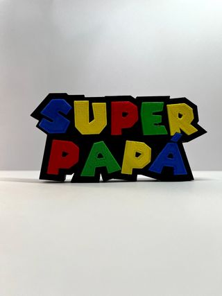  Cartel Súper Mario día del padre