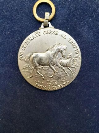 MEDAGLIA SOCIETÀ CESENATE CORSE AL TROTTO CAVALLI