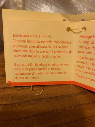 Bambola Heritage Mint da collezione