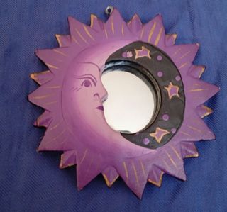 Cuadros/espejo sol y luna.