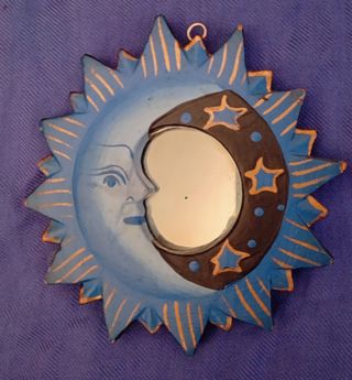 Cuadros/espejo sol y luna.