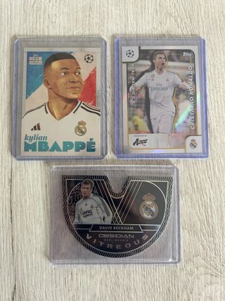 PACK REAL MADRID RONALDO BECKHAM Y MBAPPE