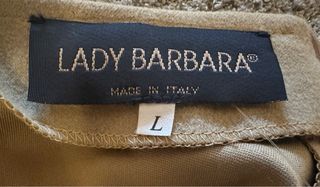 Abito Corto Donna Manica Lunga Beige