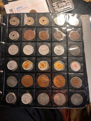 Coleccion de monedas antiguas