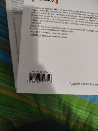 Libros electromecánica IES cabanyal, VL