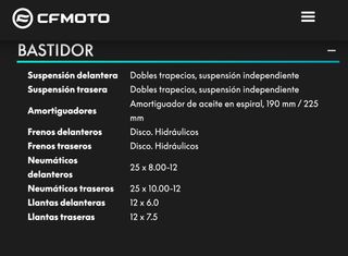 ATV CFMOTO CFORCE 450 S 2025