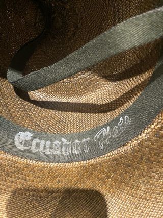 Sombrero panama autentico